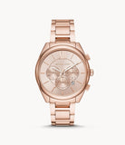 Michael Kors Jan Chronograph Rose-Gold Tone Stainless Steel Woman's Watch | MK7108 | Time Watch Specialists