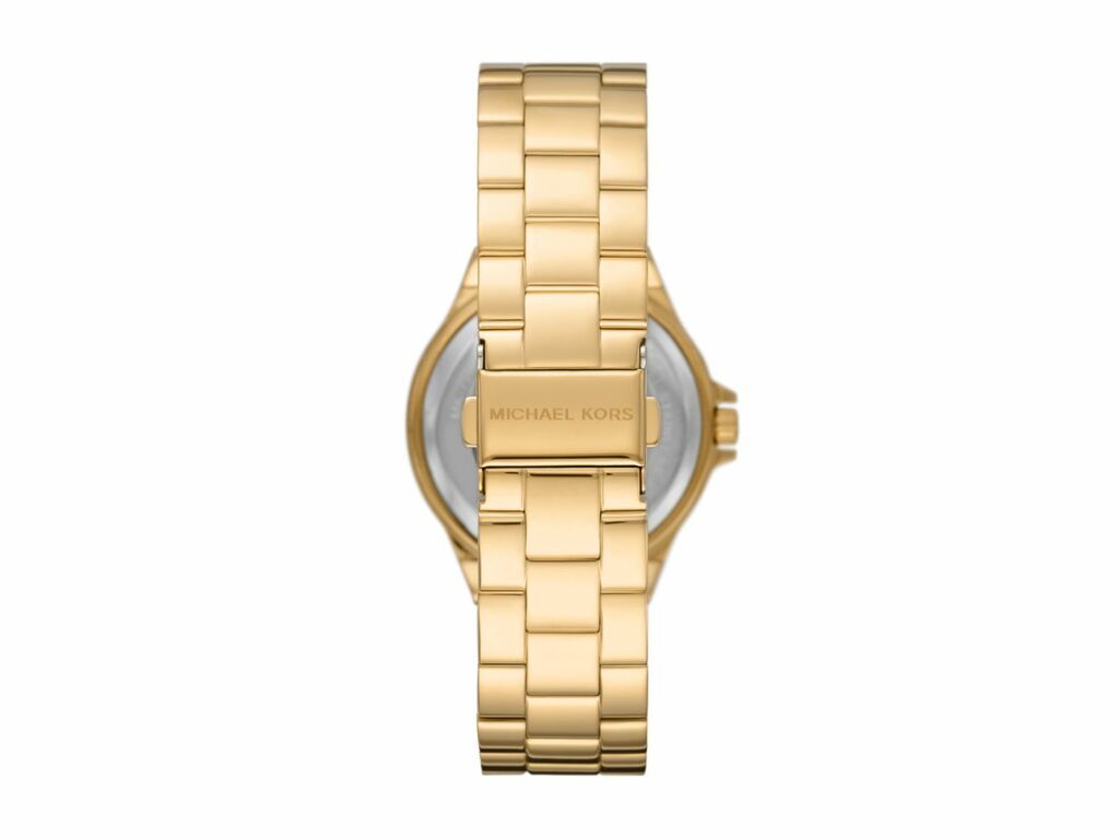 Michael Kors Lennox Three-Hand Gold-Tone Stainless Steel Woman Watch | MK7229 | Time Watch Specialists
