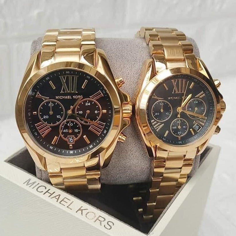 Michael Kors Oversized Bradshaw Gold Round Stainless Steel Women's Watch | MK5739 | Time Watch Specialists