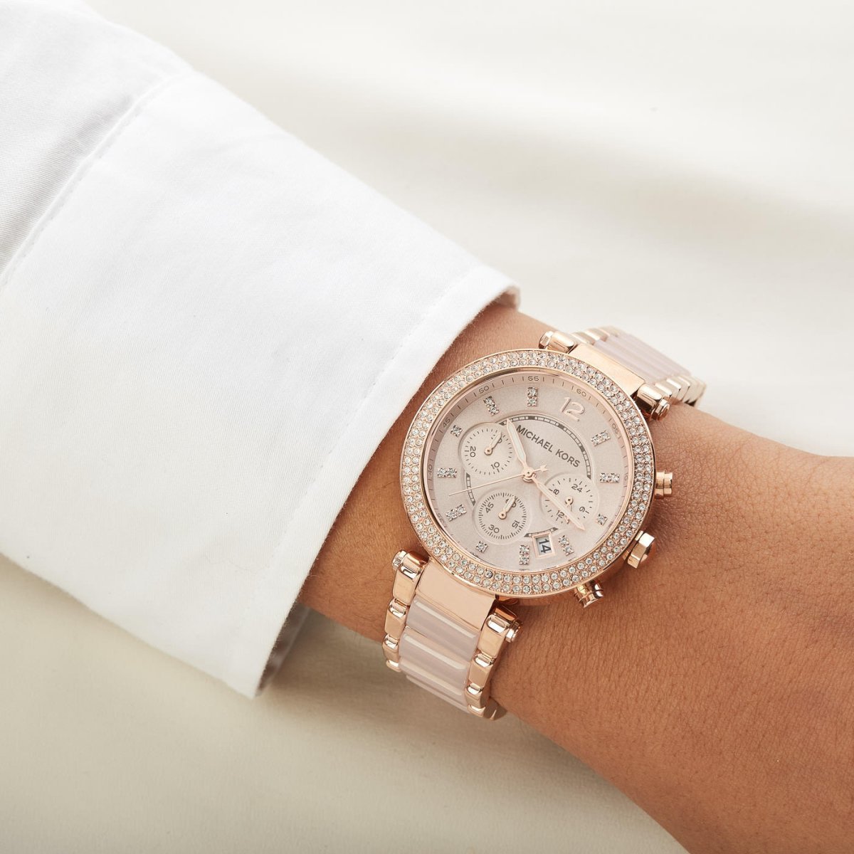 Michael Kors Jewellery Michael Kors Ladies Parker Chronograph Watch   Womens Watches from Faith Jewellers UK