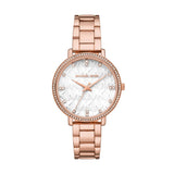 Michael Kors Pyper Three-Hand Rose Gold-Tone Alloy Women's Watch - MK4594 | Time Watch Specialists