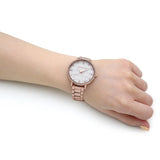 Michael Kors Pyper Three-Hand Rose Gold-Tone Alloy Women's Watch - MK4594 | Time Watch Specialists