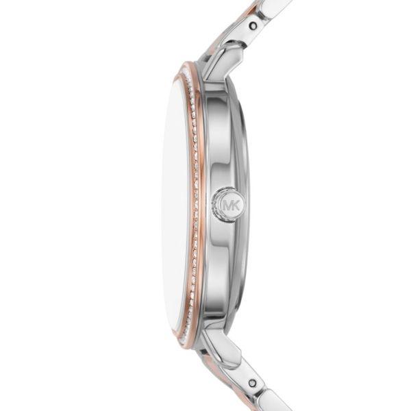 Michael Kors Pyper Three-Hand Two-Tone Alloy Woman's Watch | MK4667 | Time Watch Specialists
