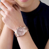 Michael Kors Ritz Rose Gold Round Stainless Steel Women's Watch - MK6357 | Time Watch Specialists