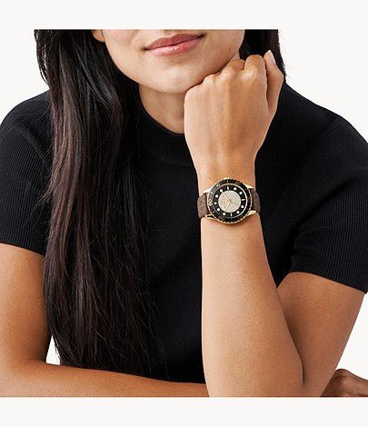 Michael Kors Runway Three-Hand Brown PVC Women's Watch - MK6979 | Time Watch Specialists