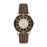 Michael Kors Runway Three-Hand Brown PVC Women's Watch - MK6979 | Time Watch Specialists