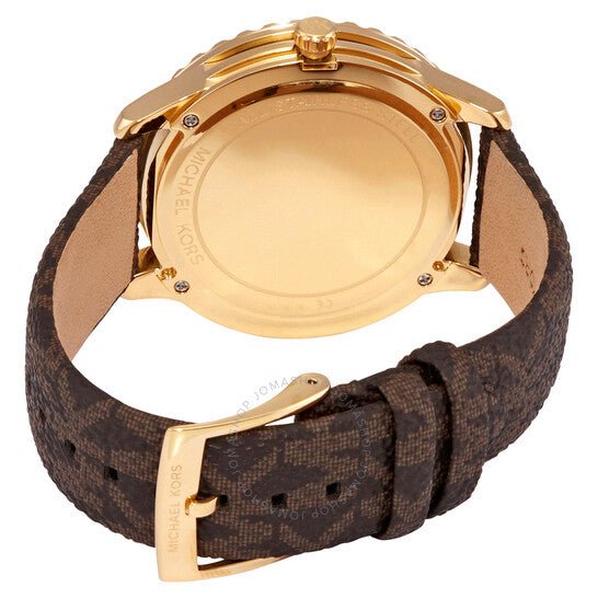 Michael Kors Runway Three-Hand Brown PVC Women's Watch - MK6979 | Time Watch Specialists