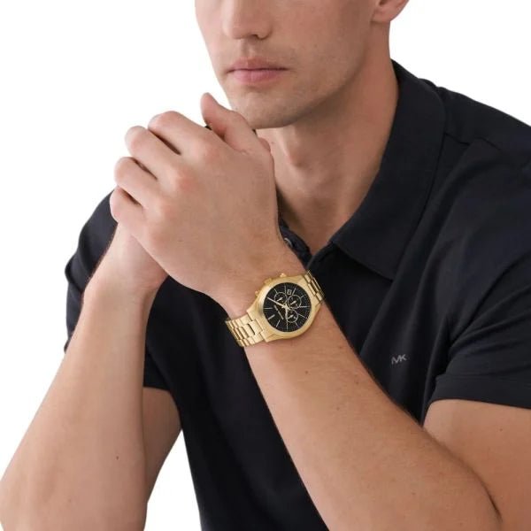 Michael kors 2025 gold runway watch