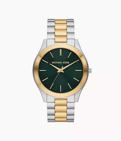 Michael kors two tone watch mens online