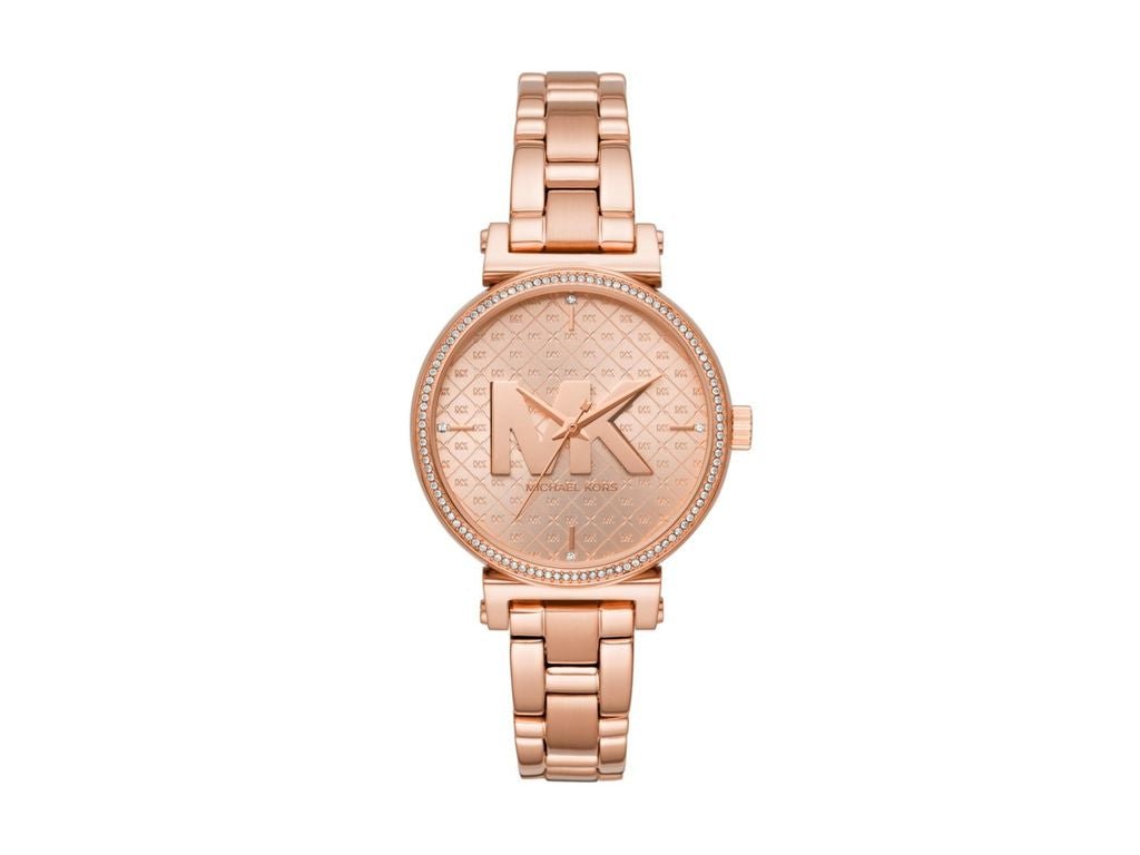 Michael Kors Sofie Rose Gold Round Stainless Steel Woman's Watch | MK4335 | Time Watch Specialists
