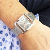 Michel Herbelin 5th Avenue Silver Mesh Women's Watch - 17137/19B | Time Watch Specialists