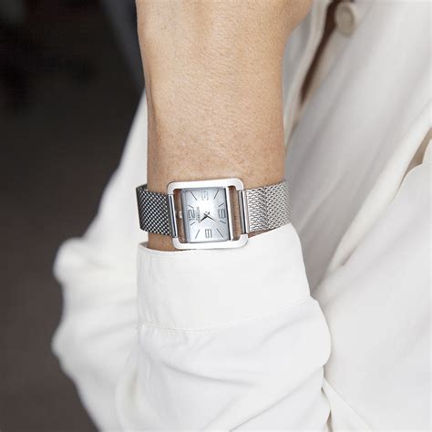 Herbelin 5th Avenue Silver Mesh Women's Watch | 17137/19B