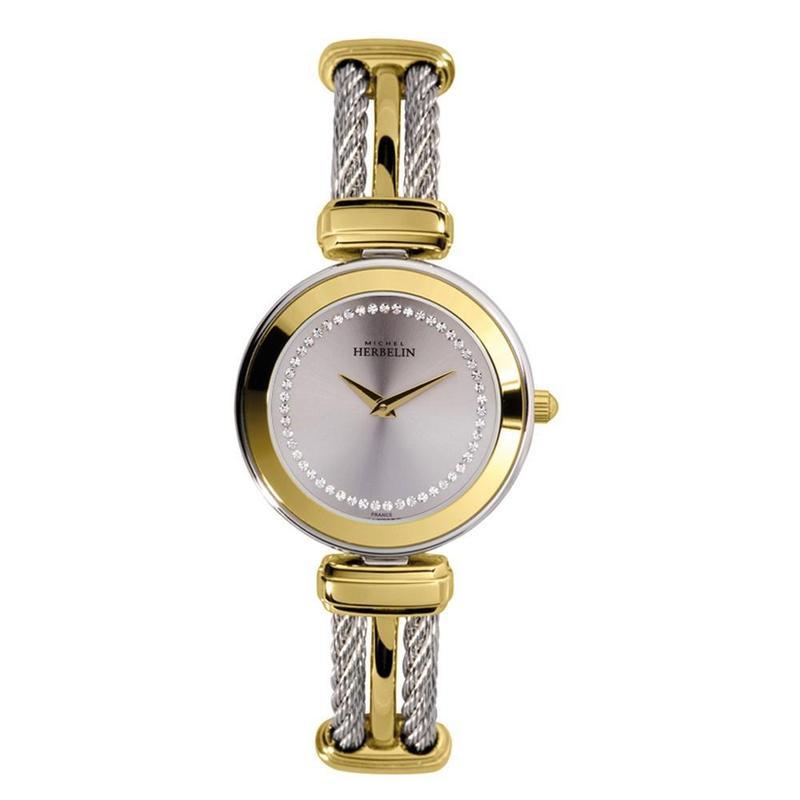 Michel Herbelin Antares Women's Cable Watch - 17125/BT62 | Time Watch Specialists