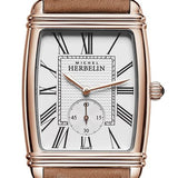Michel Herbelin Art Deco PVD Pink Gold Quartz Men's Watch - 10638/PR08GO | Time Watch Specialists