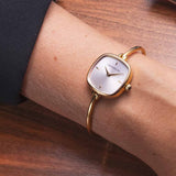 Michel Herbelin FIL Square Silver Dial Bracelet Women's Watch - 17207/BP11 | Time Watch Specialists