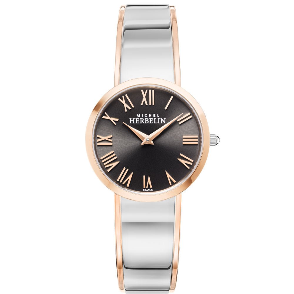 HERBELIN M - Band Rose Gold Dial and Rose Gold Steel Bracelet 31mm Women's Watch | 17082/BTR22 | TIME Watches