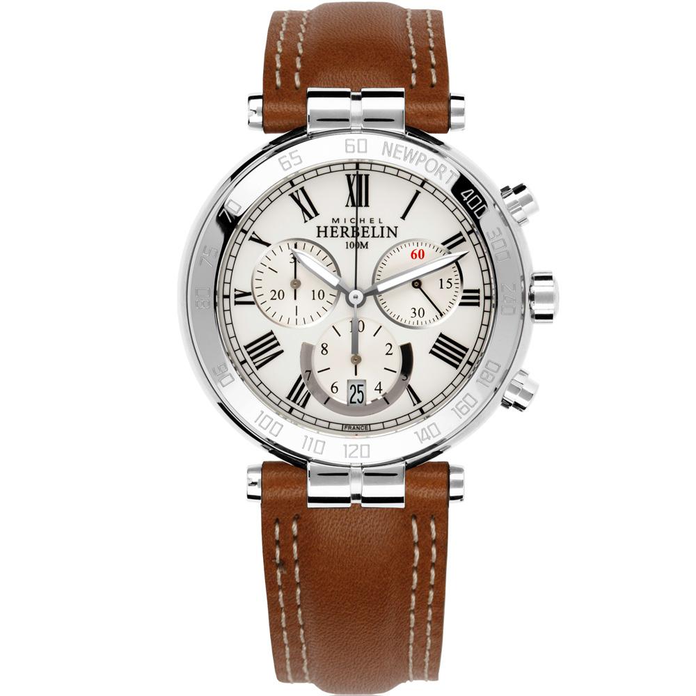 Michel Herbelin Newport Chronograph Men's Watch | Time Watch Specialists