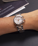 Michel Herbelin Newport Chronograph Women's Watch 35688/BTR89 | Time Watch Specialists
