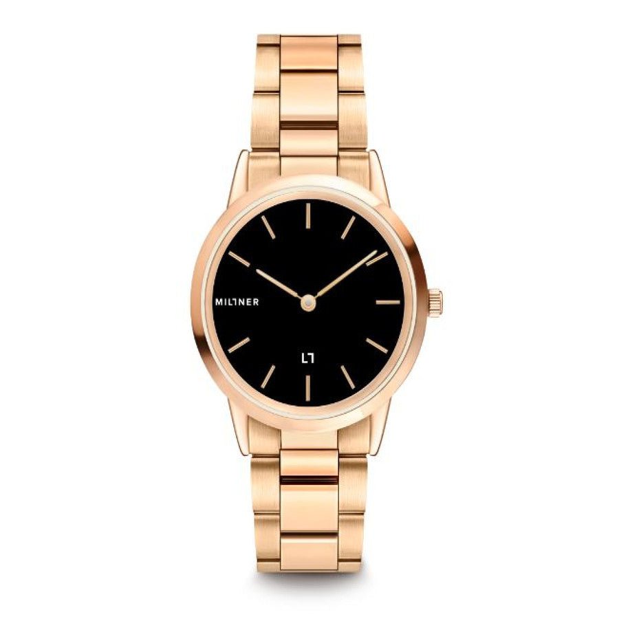 Millner Chelsea S Rose Black Women's Watch  - 8425402505908 | Time Watch Specialists