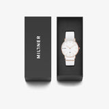 Millner -  Hallfield S · White Fabric Womens Watch | Time Watch Specialists