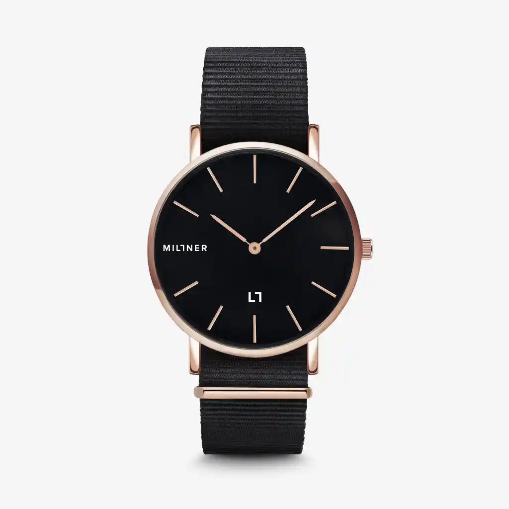 Milner Hallfield S Black Woman's Watch | 8425402506196 | Time Watch Specialists