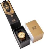 NIXON 2PAC Corporal Gold Stainless Steel Men's Watch | A1377509-00 | Time Watch Specialists
