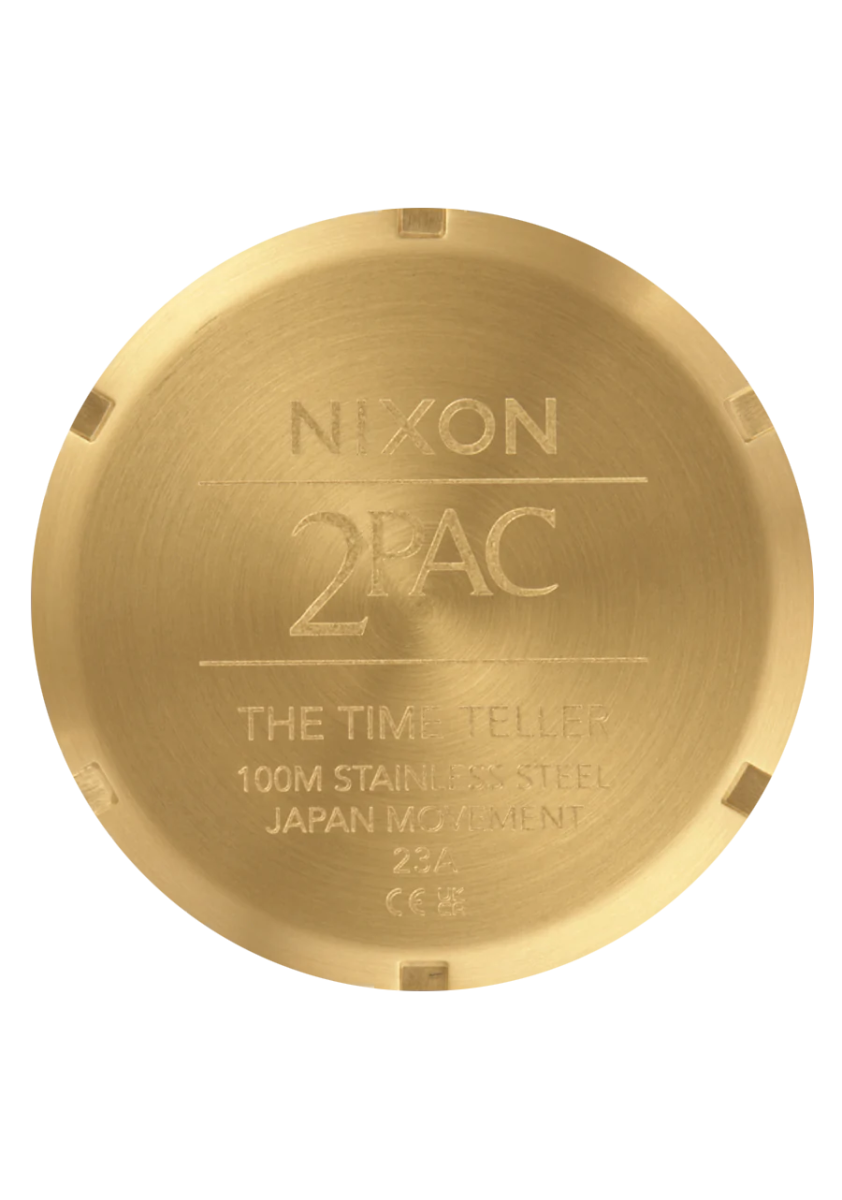 Nixon 2PAC Time Teller Gold Tone Unisex Watch | A1378513-00 | Time Watch Specialists