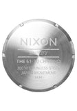Nixon 51-30 Chrono - Silver & Turquoise Men's Watch | A13892084-00 | Time Watch Specialists