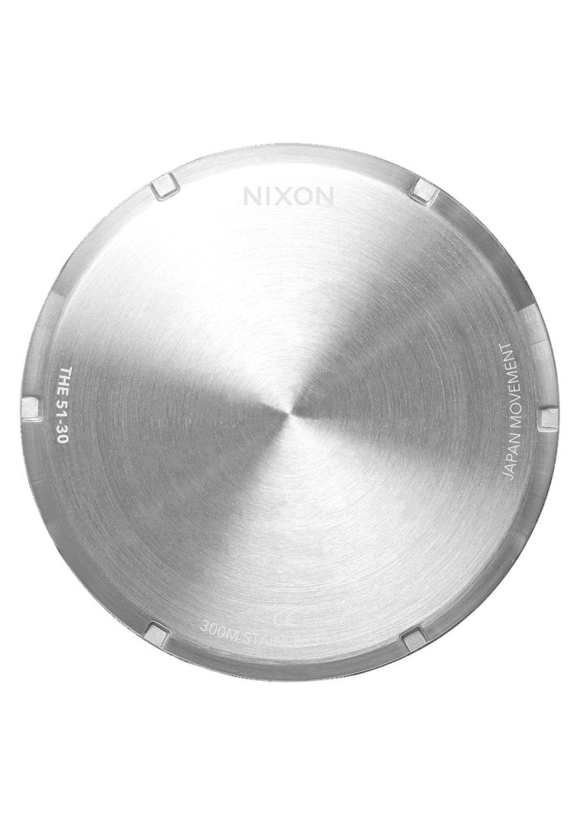 Nixon 51-30 Chrono - Silver & Turquoise Men's Watch | A13892084-00 | Time Watch Specialists