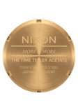 NIXON Analog Time Teller Acetate Black Tortoise Woman's Watch | A3272882-00 | Time Watch Specialists