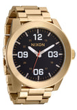 NIXON Champagne & Black Corporal Stainless Steel Men's Watch | A3465163-00 | Time Watch Specialists