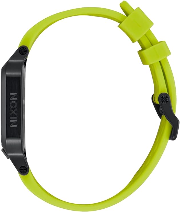 Nixon Heat Digital Black Square Dial Unisex Watch | A13205154-00 | Time Watch Specialists