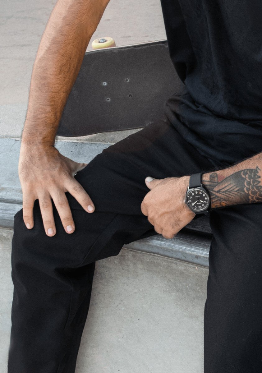 Nixon Mullet Black Silicone Men's Watch | A1365004-00 | Time Watch Specialists