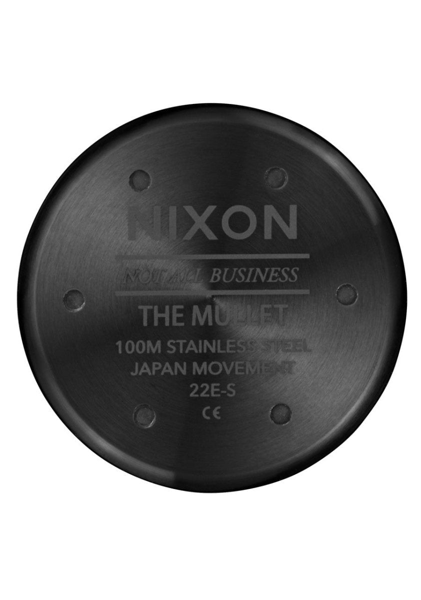Nixon Mullet Black Silicone Men's Watch | A1365004-00 | Time Watch Specialists