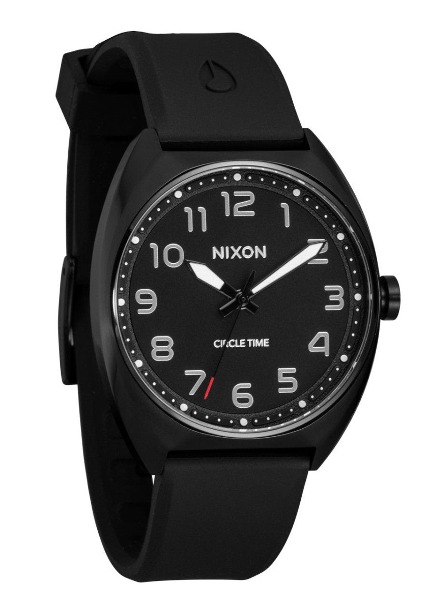 Nixon Mullet Black Silicone Men's Watch | A1365004-00 | Time Watch Specialists