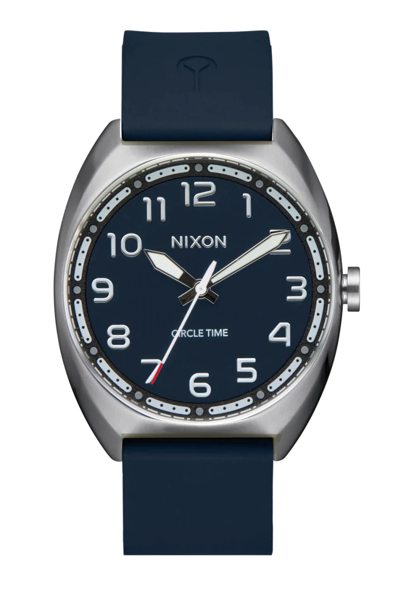 NIXON Mullet Silver & Teal Men's Watch | A13655141-00 | Time Watch Specialists