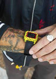 NIXON Rolling Stones Staple Unisex Watch | Yellow / Black | Time Watch Specialists