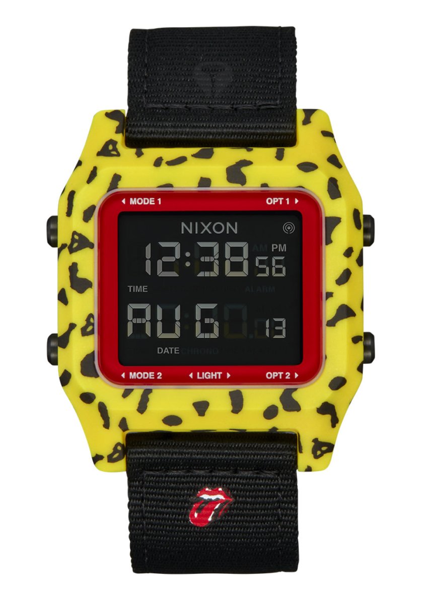 NIXON Rolling Stones Staple Unisex Watch | Yellow / Black | Time Watch Specialists