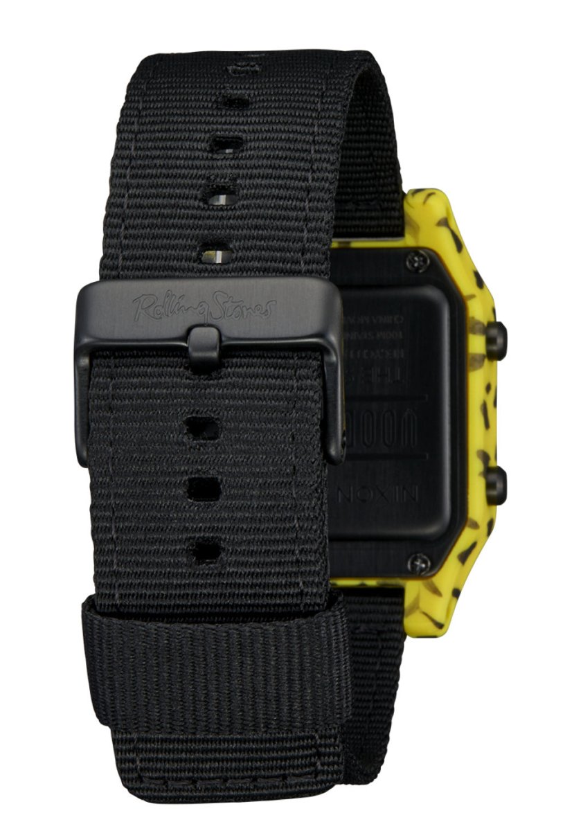 NIXON Rolling Stones Staple Unisex Watch | Yellow / Black | Time Watch Specialists