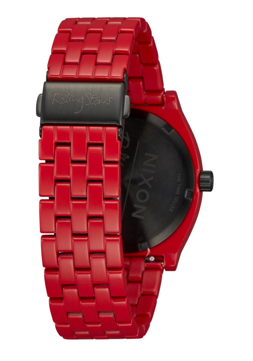 NIXON Rolling Stones Time Teller All Red | Time Watch Specialists