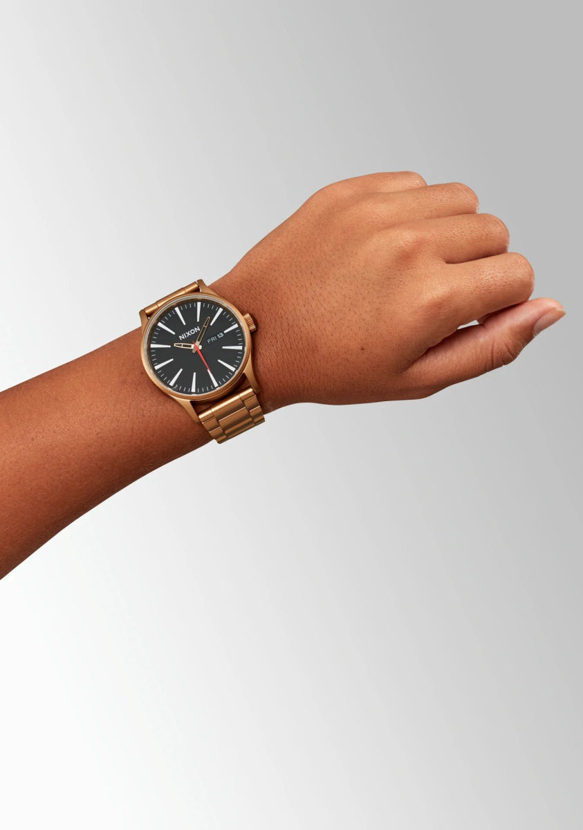 Buy Nixon Sentry Black Dial Stainless Steel Unisex Watch A3565145 00 Time Watch Specialists