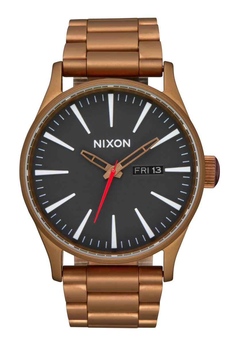 Nixon Sentry Black Dial Stainless Steel Unisex Watch | A3565145-00 | Time Watch Specialists