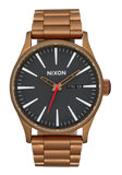 Nixon Sentry Black Dial Stainless Steel Unisex Watch | A3565145-00 | Time Watch Specialists