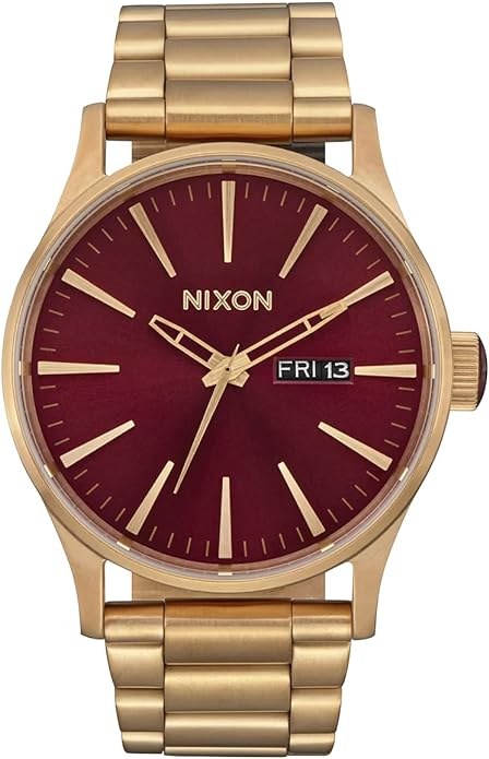 Nixon Sentry Gold Unisex Watch | A3565094-00 | Time Watch Specialists