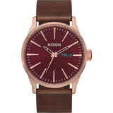 NIXON Sentry Leather Mens Watch | Time Watch Specialists