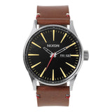 NIXON Sentry Leather Mens Watch | Time Watch Specialists