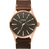 NIXON Sentry Leather Mens Watch | Time Watch Specialists