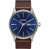 NIXON Sentry Leather Mens Watch | Time Watch Specialists