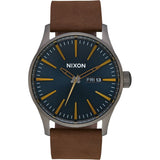 NIXON Sentry Leather Mens Watch | Time Watch Specialists