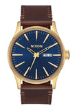 NIXON Sentry Leather Mens Watch | Time Watch Specialists